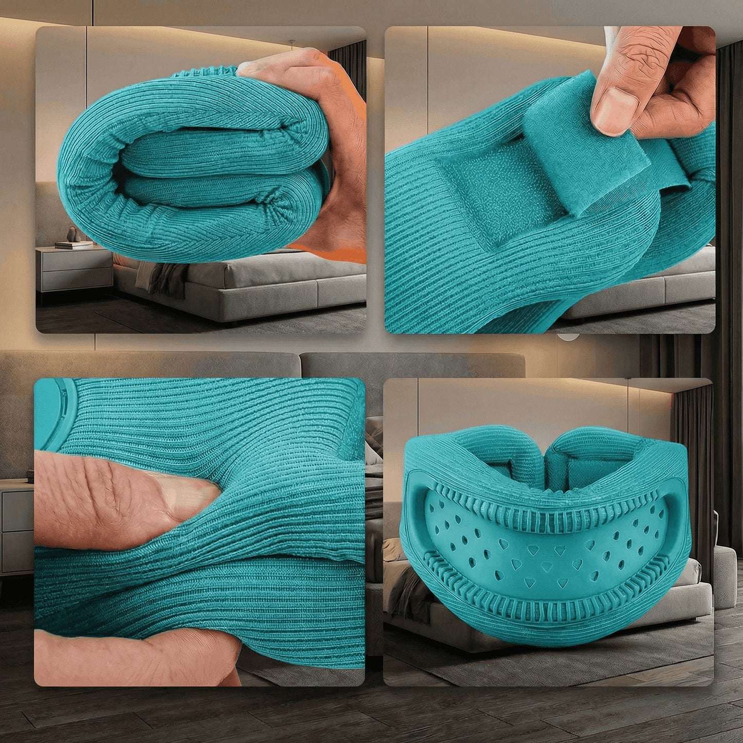 visastar MundFix Türkis (neutral & dezent) – Ruhig schlafen. Mund geschlossen.