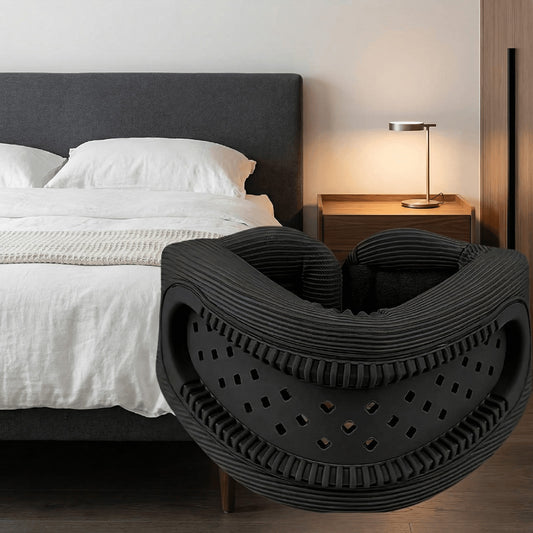 visastar MundFix Schwarz (neutral & dezent) – Ruhig schlafen. Mund geschlossen.