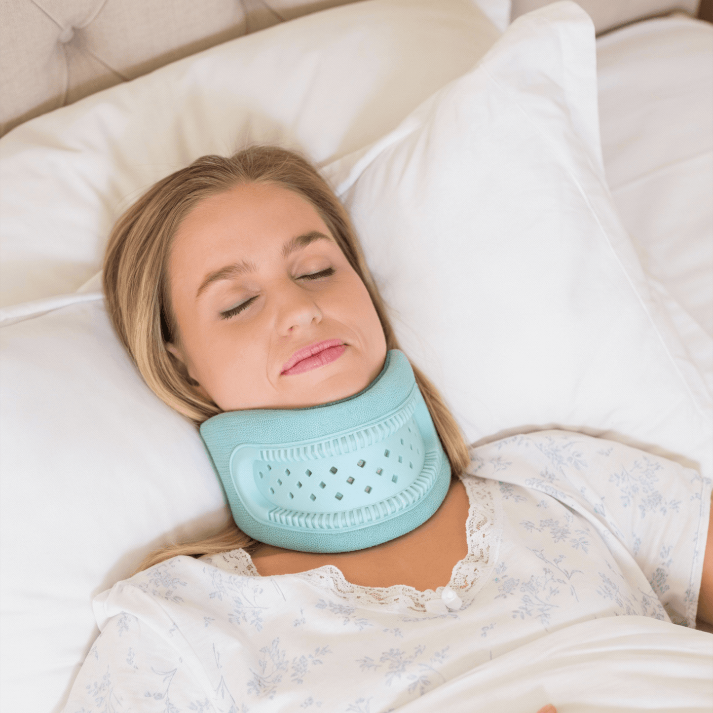 visastar MundFix Türkis (neutral & dezent) – Ruhig schlafen. Mund geschlossen.